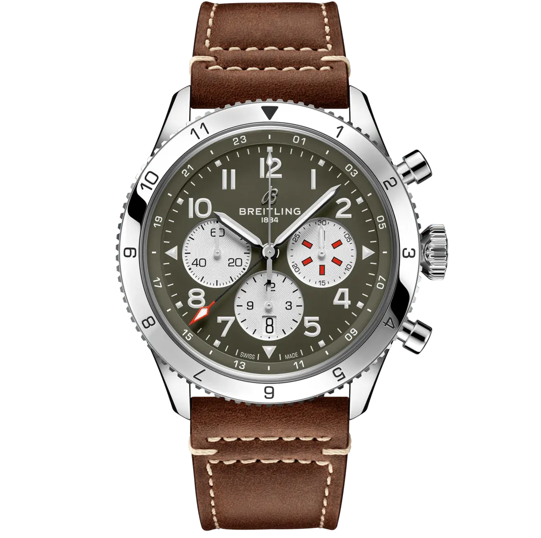 スーパー アヴィ B04 クロノグラフ GMT 46 カーチス ウォーホーク AB04452A1L1X1