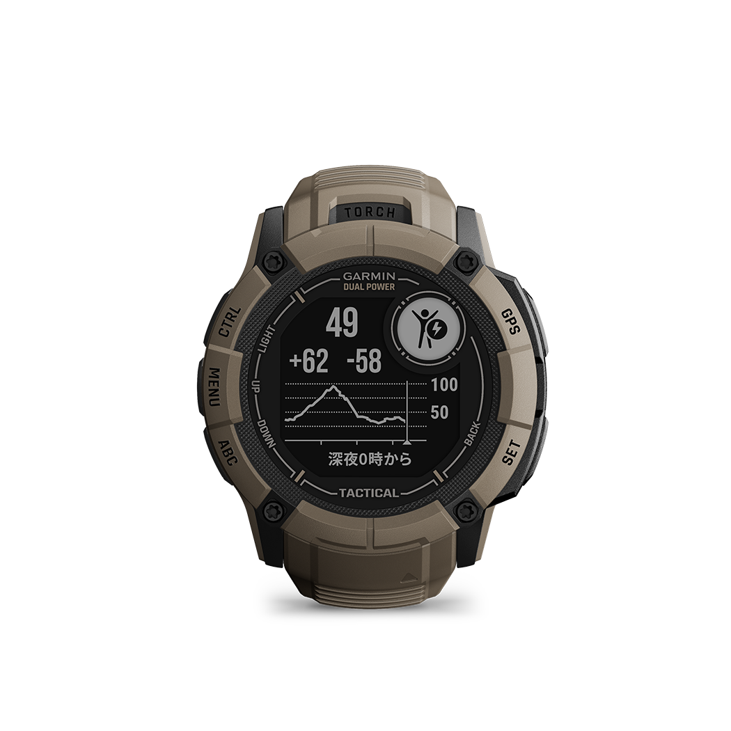 ガーミン（GARMIN） Instinct 2X Dual Power Tactical Edition 010 ...