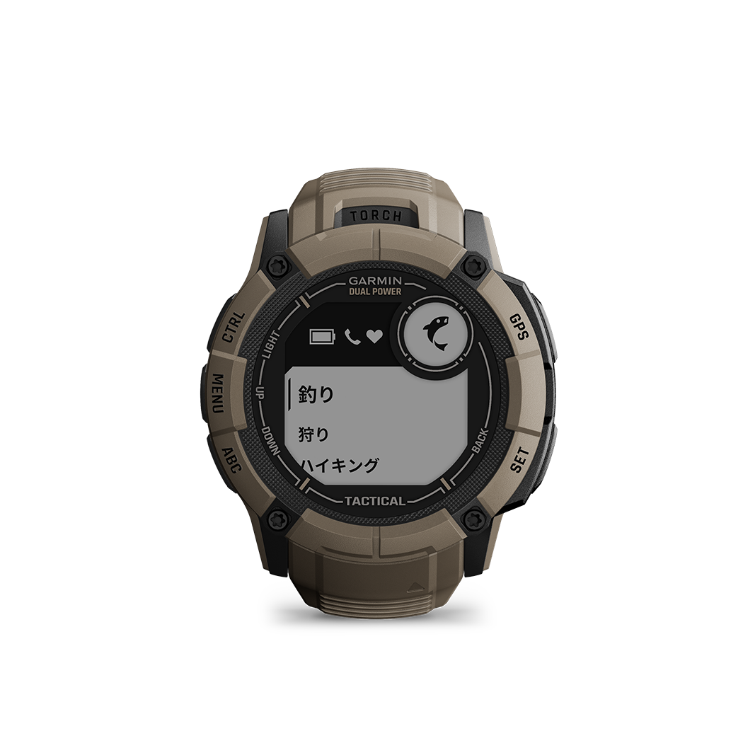 ガーミン（GARMIN） Instinct 2X Dual Power Tactical Edition 010