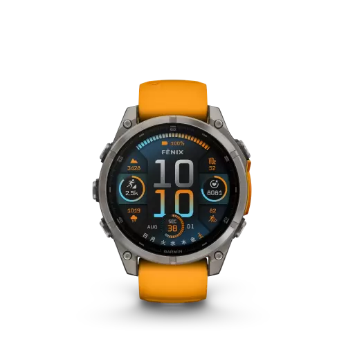 fenix 8 Sapphire AMOLED 47mm Ti / Orange 010-02904-17