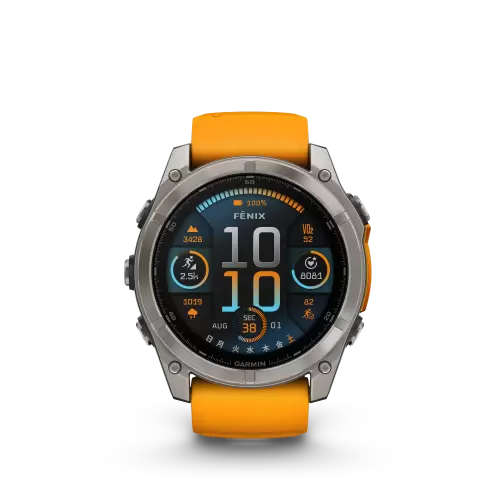 fenix 8 Sapphire AMOLED 51mm Ti / Orange 010-02905-50