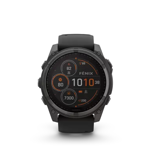 fenix 8 Sapphire Dual Power 51mm Carbon Gray