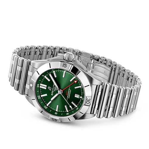 クロノマット オートマチック GMT 40　 A32398101L1A1