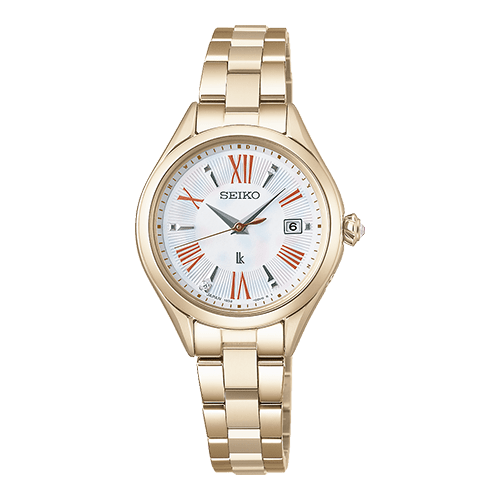 ほぼ未使用　美品　SEIKO SSVW225 LUKIA ルキア LUKIAよりブラックリリーをデザインテーマにした限定モデル