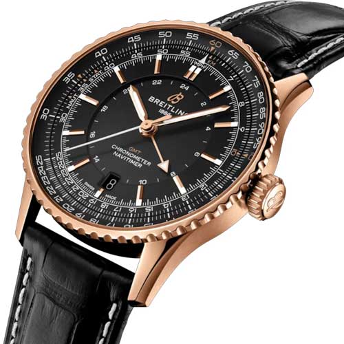 ナビタイマー オートマチック GMT 41 ジャパン リミテッド R323101A1B1P1