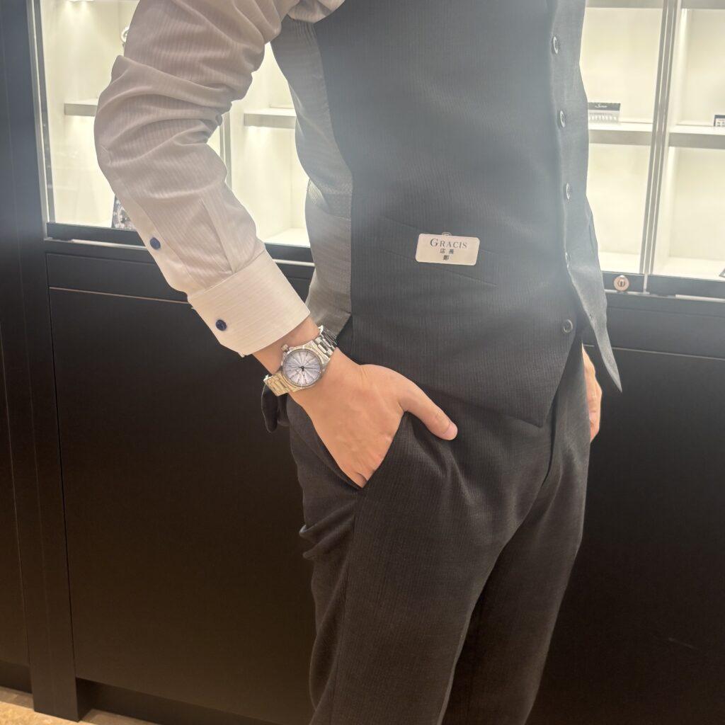 ジン556 Ice Blueの着用時のサイズ感