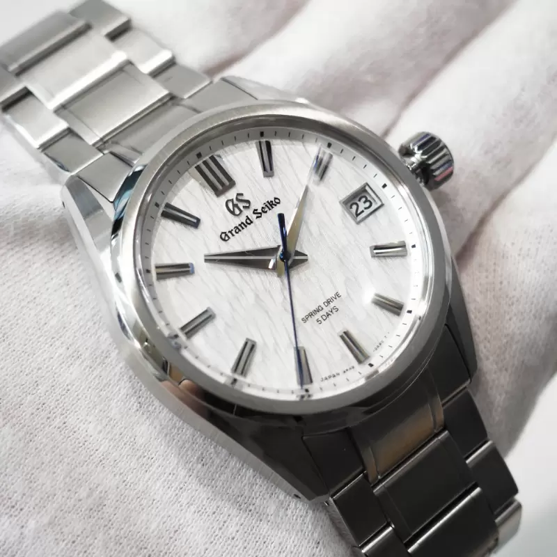 グランドセイコー SLGA009 白樺文字盤のテクスチャー詳細