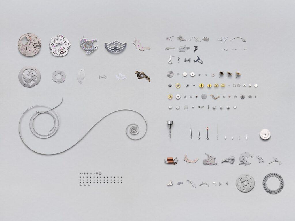 グランドセイコー SBGC251のムーブメント部品 精密機構の詳細