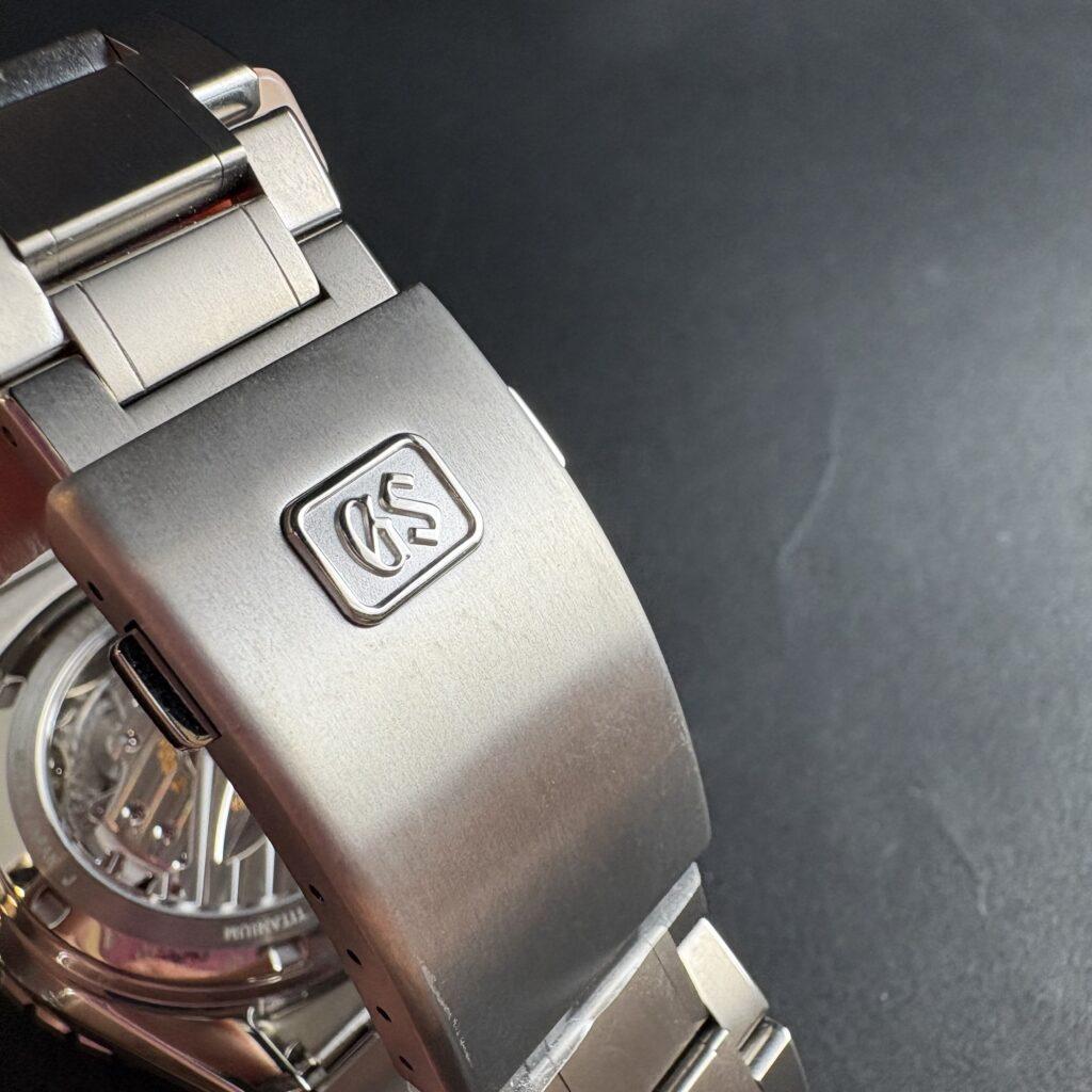 グランドセイコー SBGC251のブレスレット ブライトチタン製