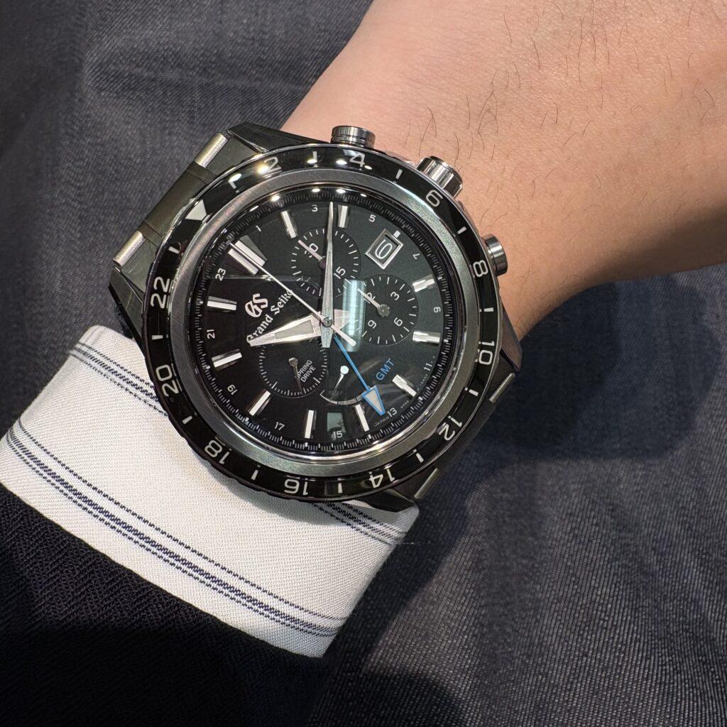 グランドセイコー SBGC251のブライトチタン素材 軽量と高級感