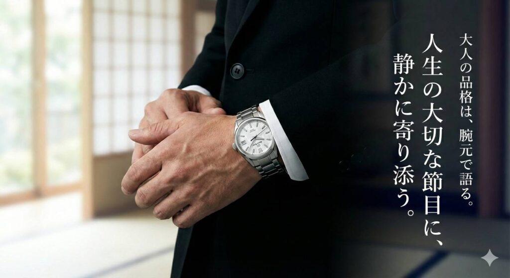 冠婚葬祭の腕時計にグランドセイコーを選ぶ理由｜仕事から人生の節目までこれ1本