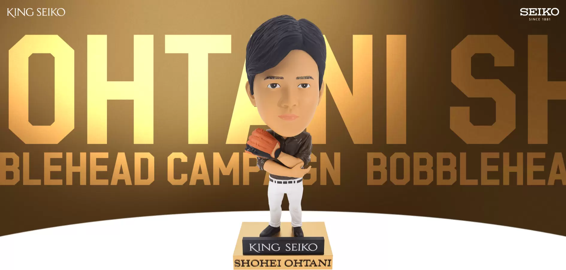 【WBC 応援セール中】大谷翔平　ボブルヘッド　KING SEIKO キングセイコー】大谷翔平選手ボブルヘッドプレゼント！｜【公式