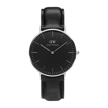 クラシックブラック　シェフィールド/シルバー36mm　DW00100145
