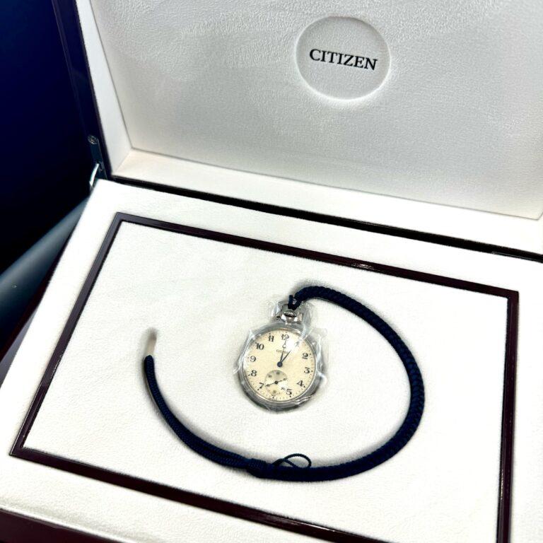 【10月24日発売】CITIZEN ブランド100周年記念懐中時計