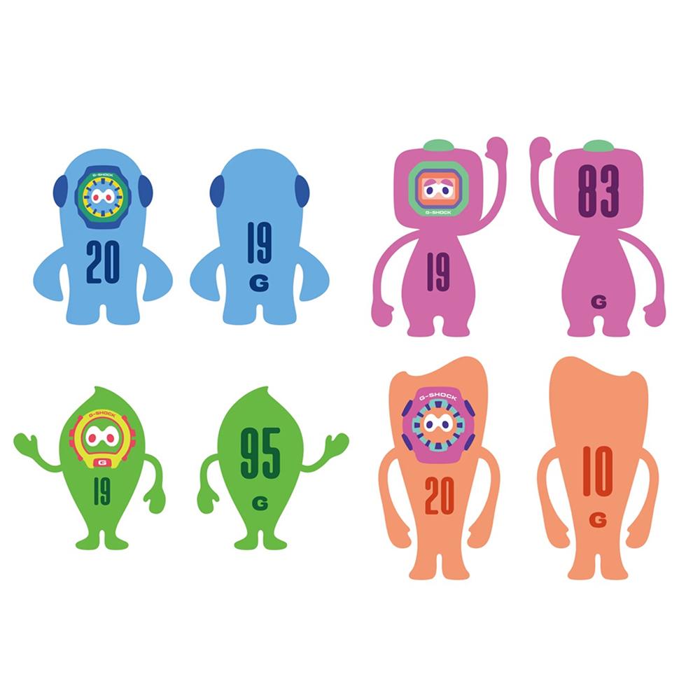 G-SHOCK×NIGO® コラボプロジェクト！オリジナルキャラクター4体が話題