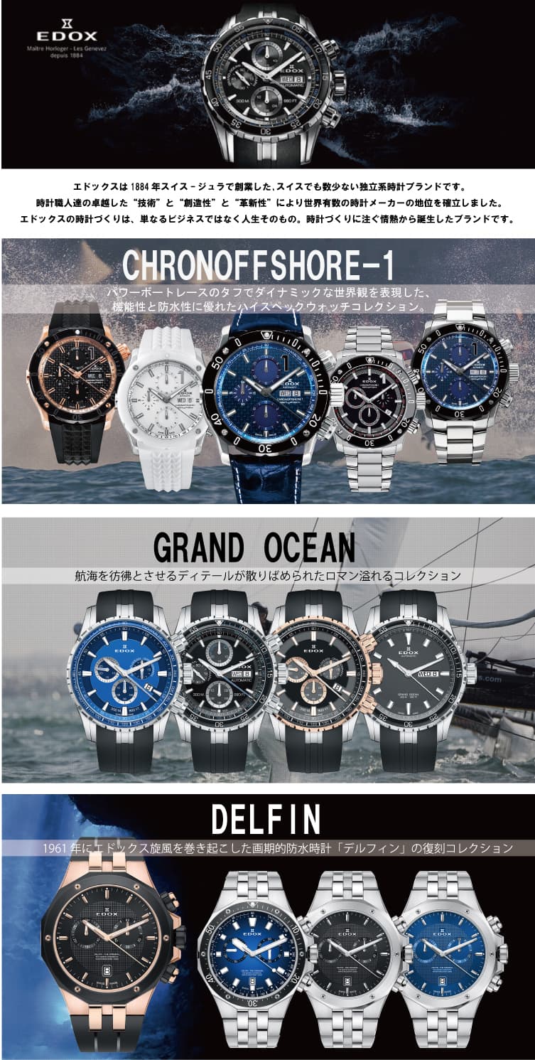 【EDOX】　2017.05.19 販売開始
