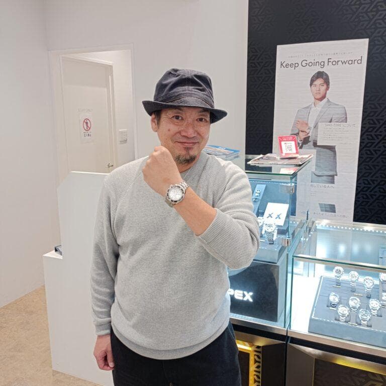恵庭からの使者様　SEIKO　プロスペックス　氷河