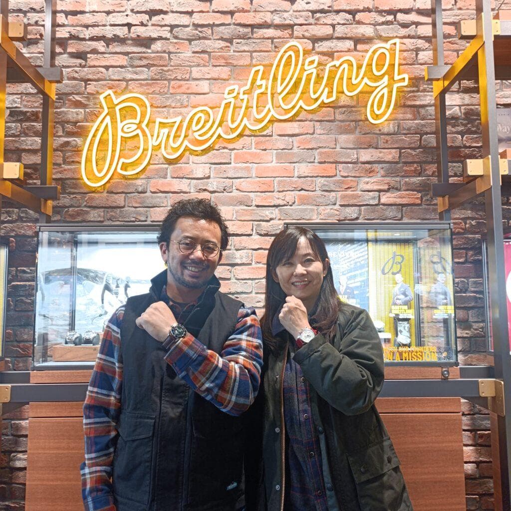 おおさわ様ご夫妻　ブライトリング　スーパーオーシャンヘリテージ＆トップタイム