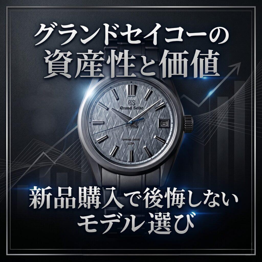 グランドセイコーの資産性と価値｜新品購入で後悔しないモデル選び