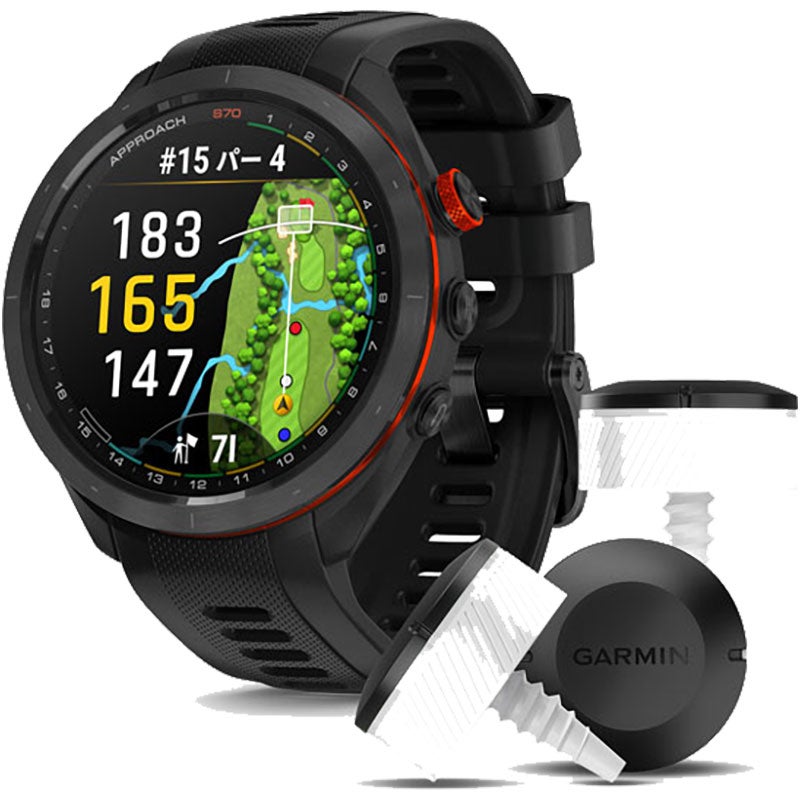 GARMIN Approach S70 47mm Black CT10 バンドル 010-02746-23